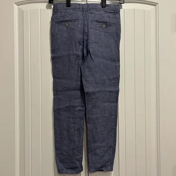 Zara Boys Blue Dress Pants Size 9 - Picture 2 of 5